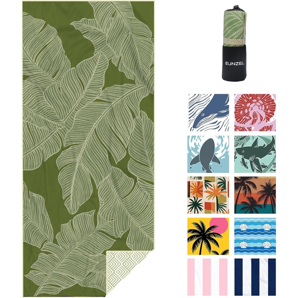 Beach Towel Large - Large Quick-Dry Sand-Free Beach Towel -