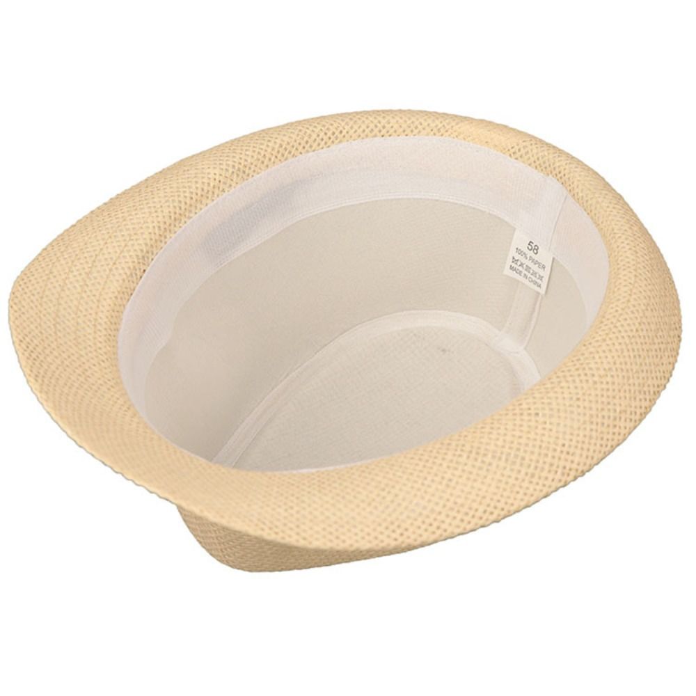 Bucket Hat Straw - Summer Adjustable Cotton linen UV Protection