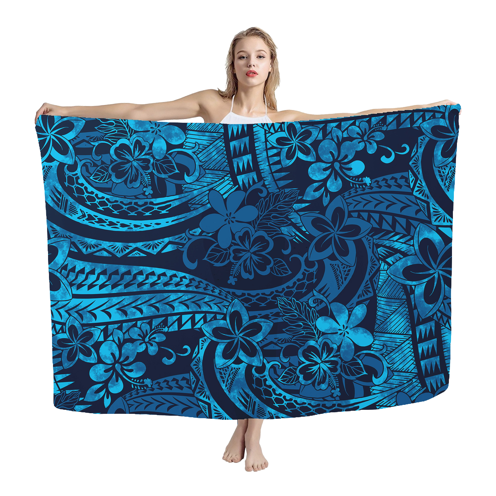 Sarong Men Wrap - Summer Custom Sarong Rugby Team LOGO