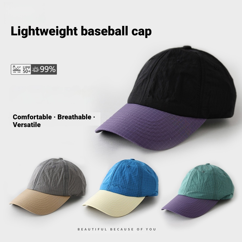 Packable Hat Nylon - Lightweight Ripstop Baseball Cap Men Women