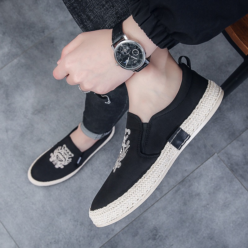 black Breathable shoes for man – Espadrille Slip On Bewertung und Preis