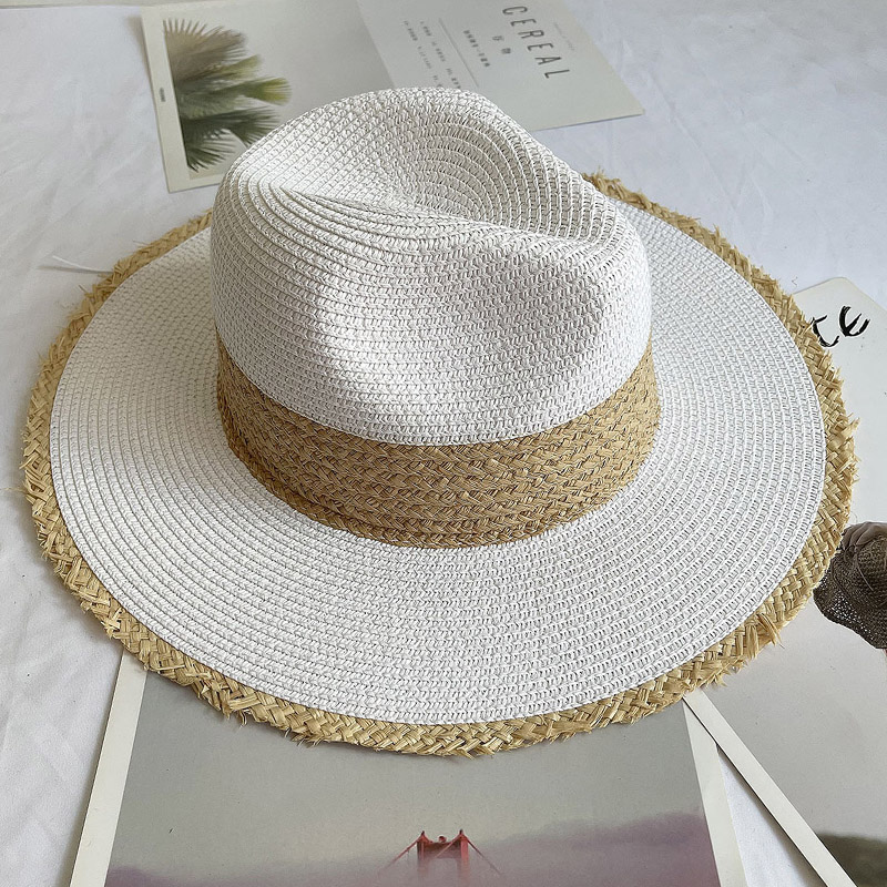 Fringed Brim Panama Hat Wide B – Bucket Hat Straw Bewertung und Preis