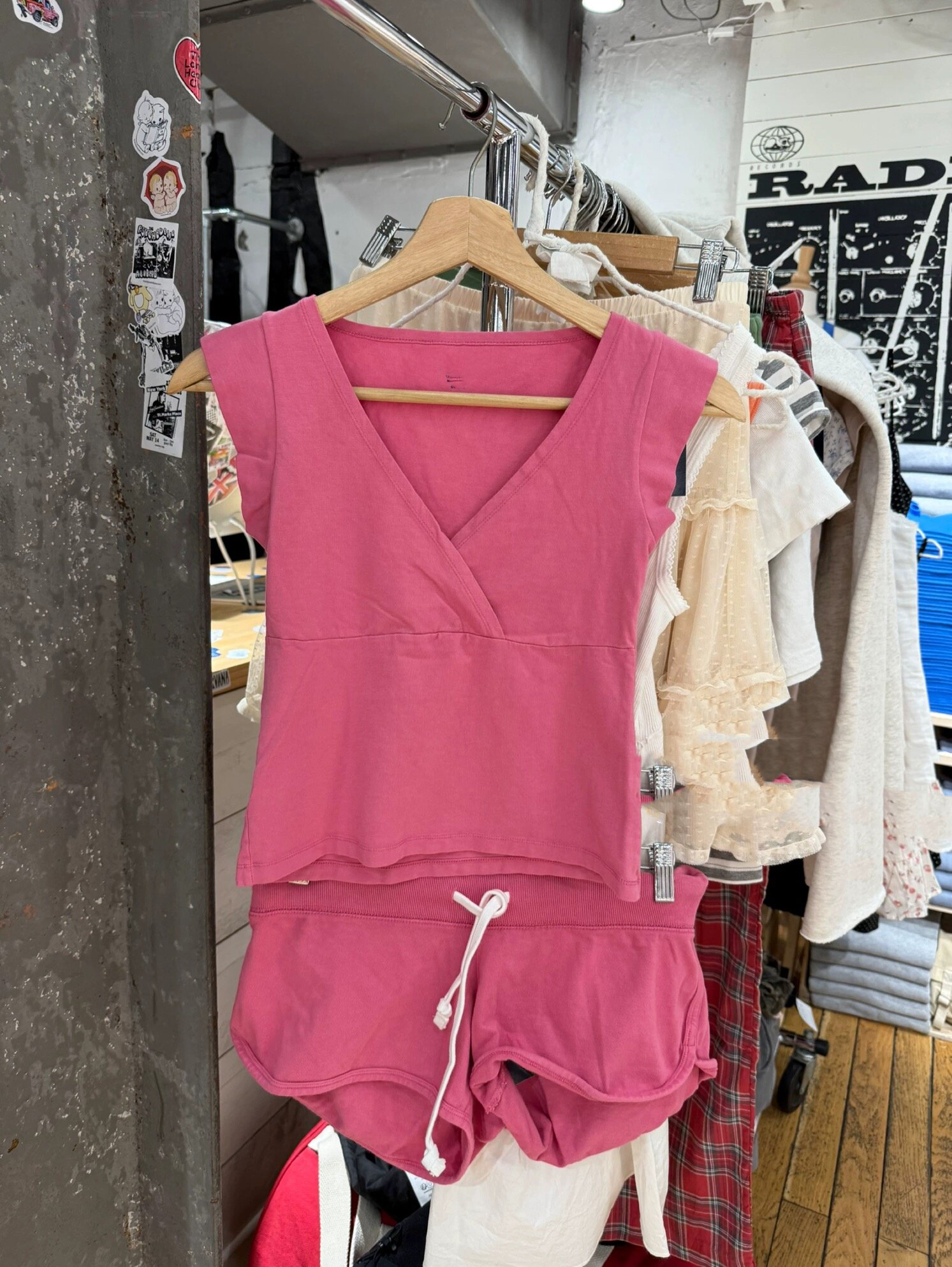New Rose Pink Cotton Short Pan – Short Linen Drawstring Bewertung und Preis