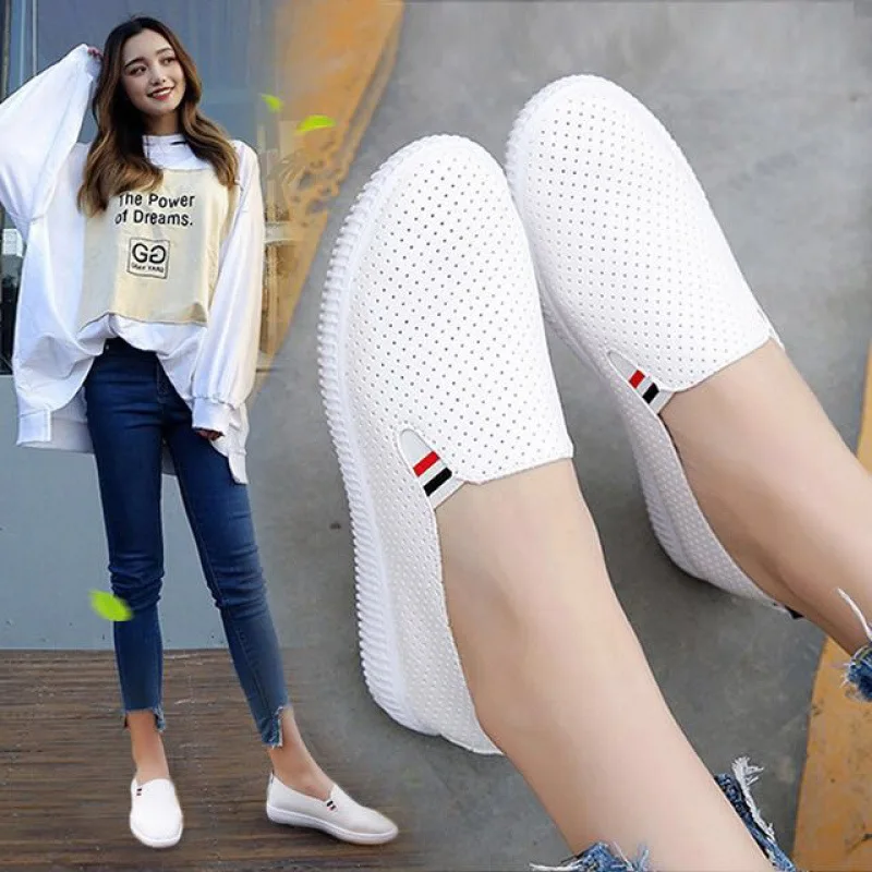 Women Sneakers White Flats Cut – Espadrille Slip On Bewertung und Preis