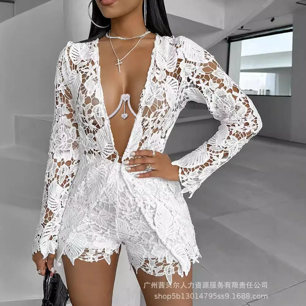 Women Sexy Short Sets Hollow O – Linen Shirt Breathable Bewertung und Preis