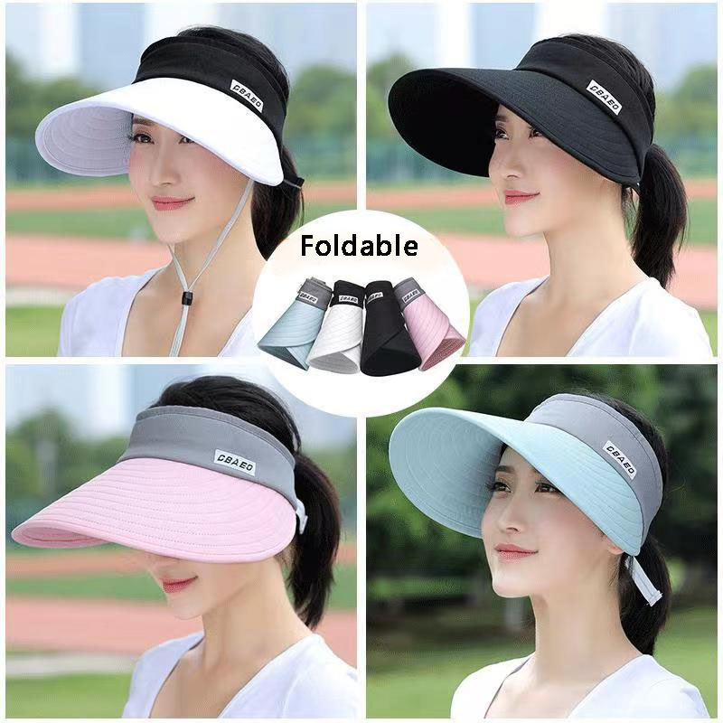 2024 NEW women summer sun viso – Packable Hat Nylon Bewertung und Preis