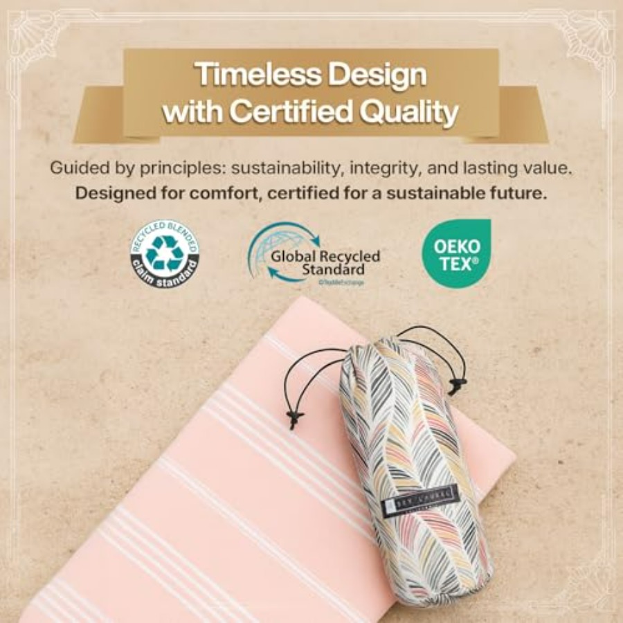 Turkish Beach Towel with Trave – Beach Towel Large Bewertung und Preis