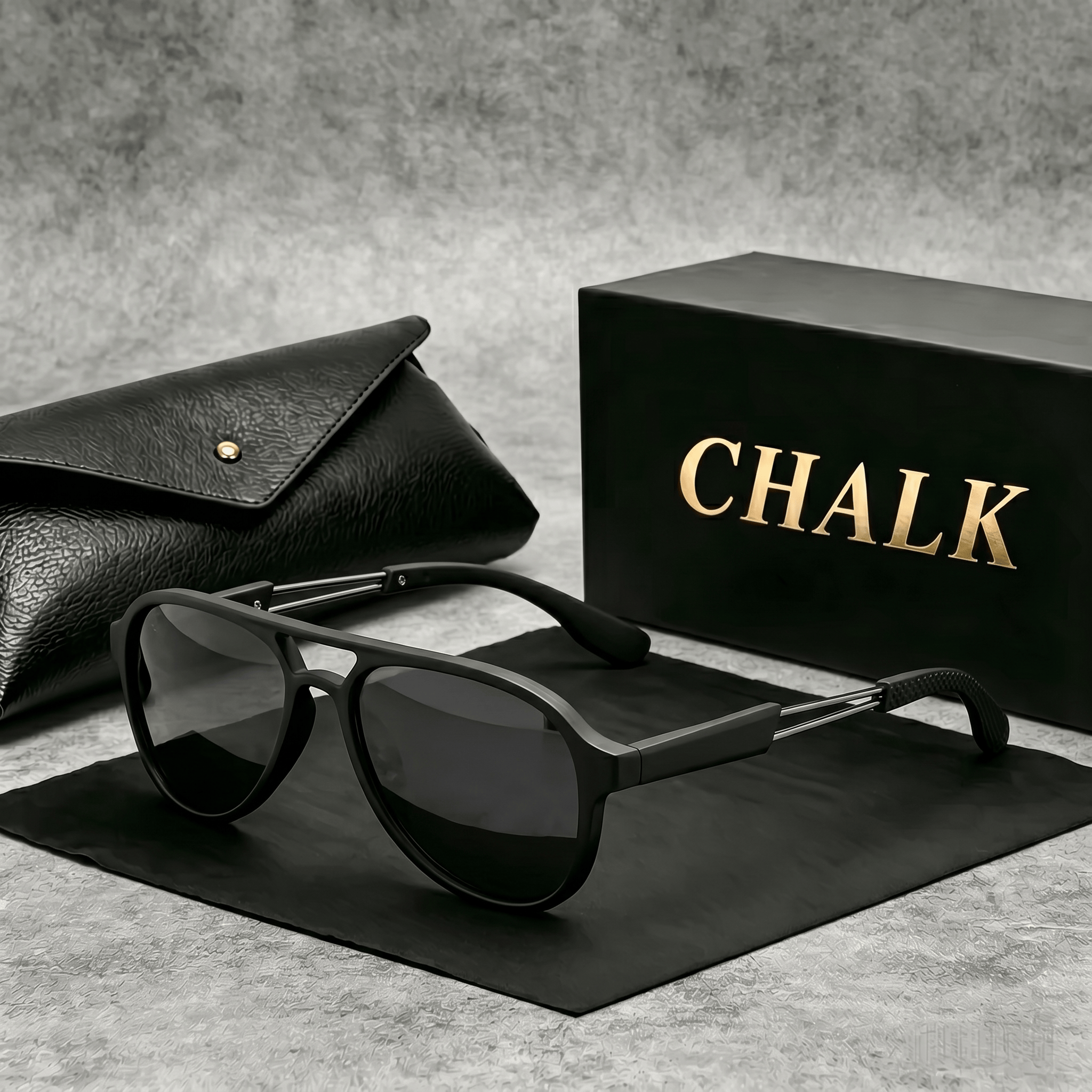 CHALK Men's Vintage Dual-Bridg – Sunglasses Aviator Polarized Bewertung und Preis