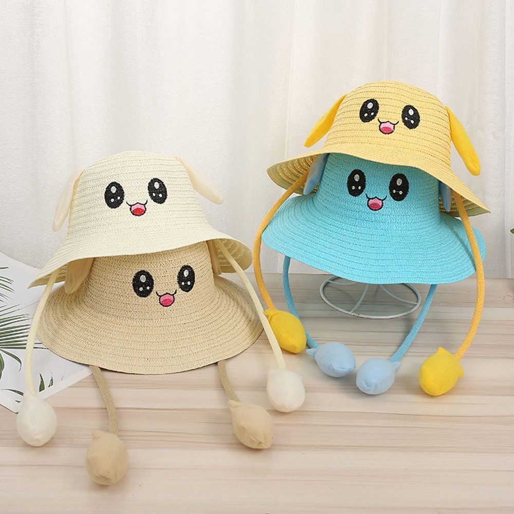 Summer Bucket Cap Moving Ears  – Bucket Hat Straw Bewertung und Preis