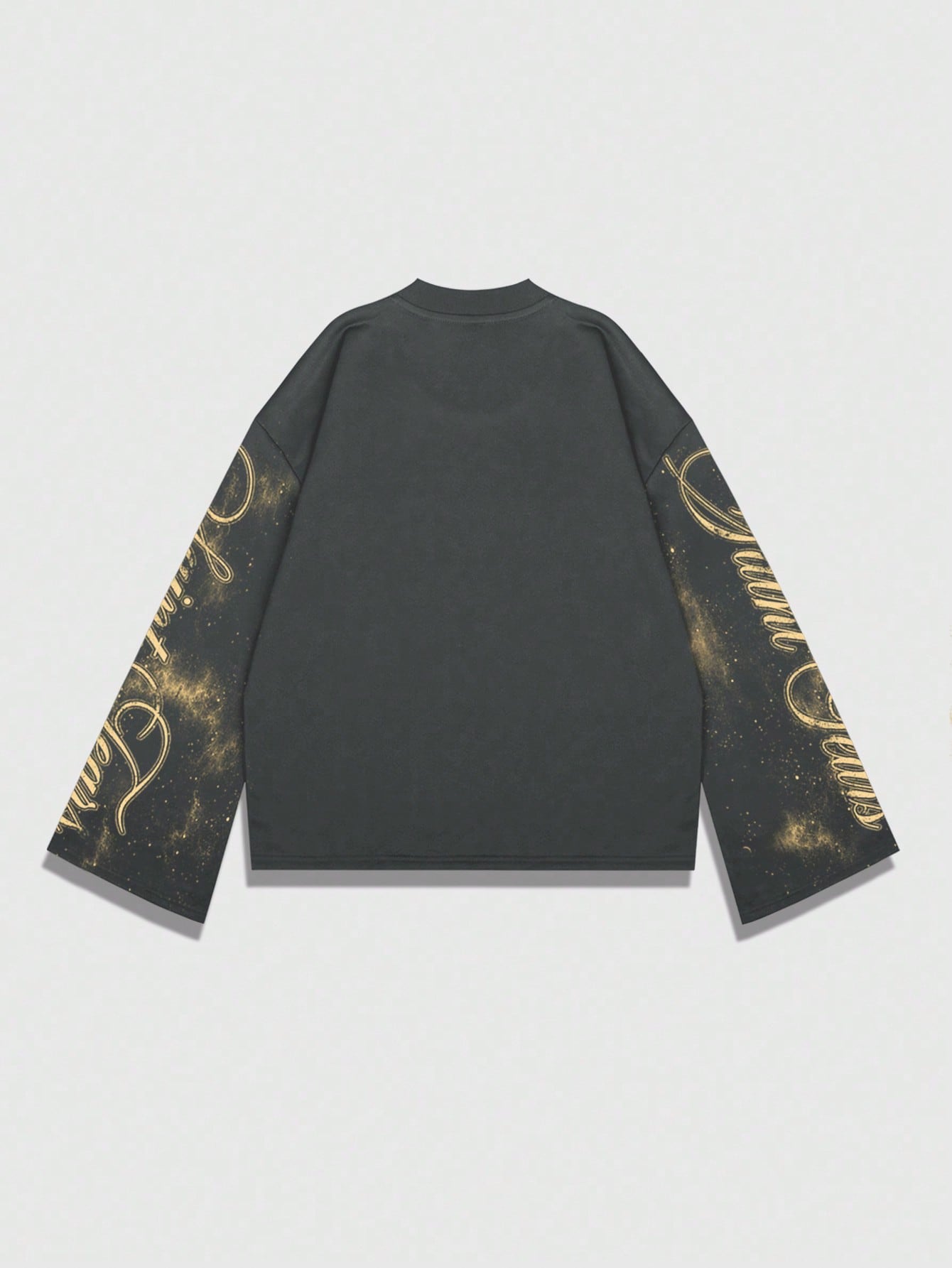 Men's Oversized Long Sleeve Gr – Tee Graphic Print Bewertung und Preis