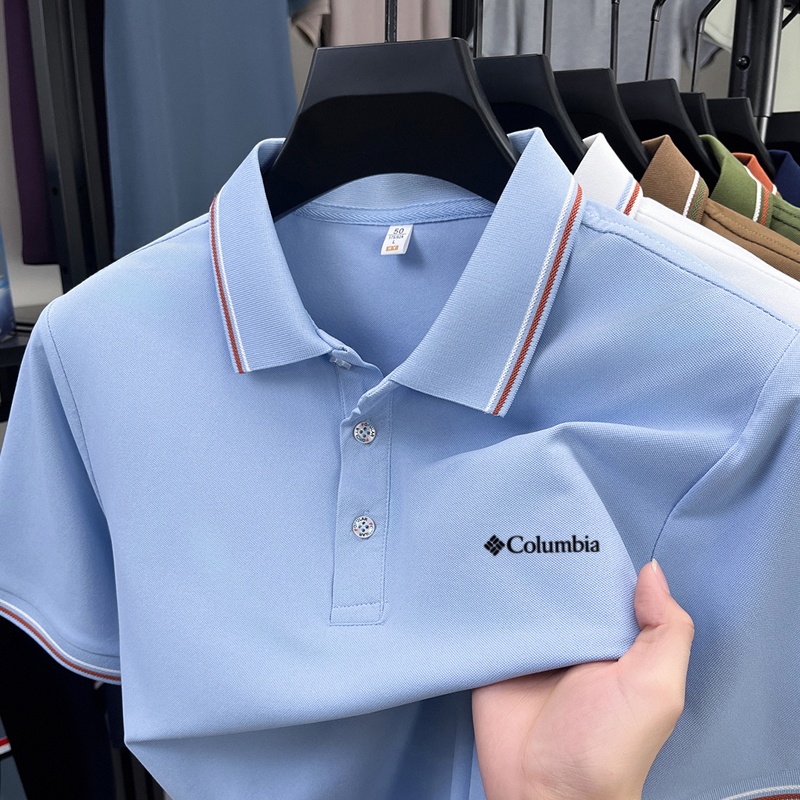 Summer men's new lapel short s – Polo Shirt Pique Bewertung und Preis
