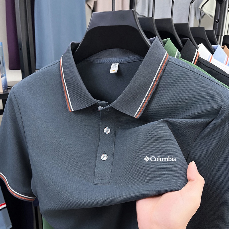 Summer men's new lapel short s – Polo Shirt Pique Bewertung und Preis