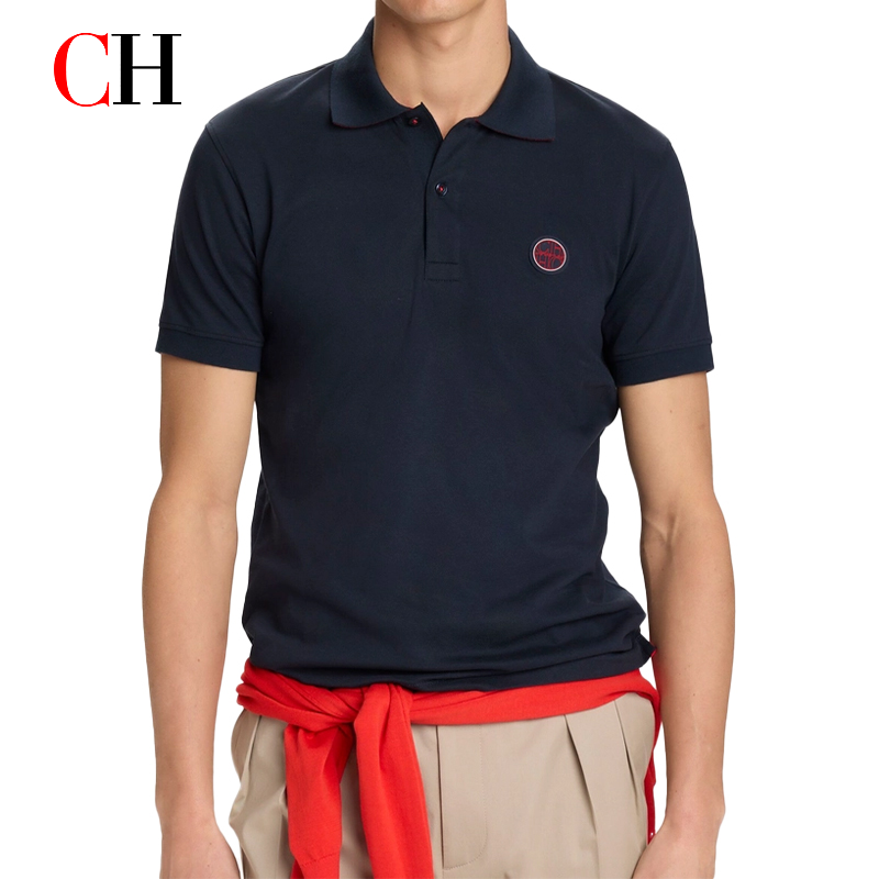 CH Red Accent Circular Rubber  – Polo Shirt Pique Bewertung und Preis