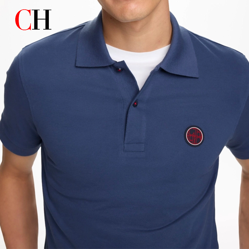 CH Red Accent Circular Rubber  – Polo Shirt Pique Bewertung und Preis