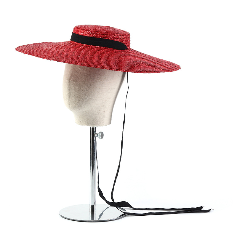 15cm Wide Brim Straw Hat Flat  – Bucket Hat Straw Bewertung und Preis