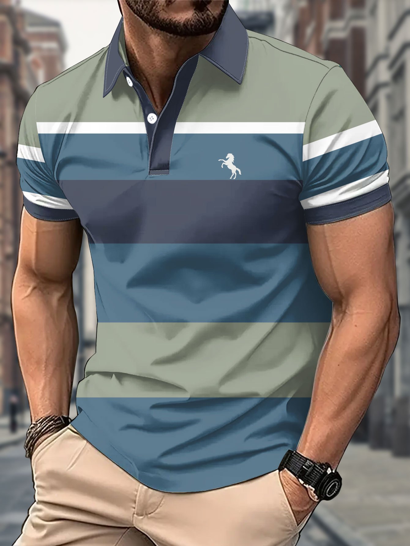 2026 Summer New Men's Polo Shi – Polo Shirt Pique Bewertung und Preis