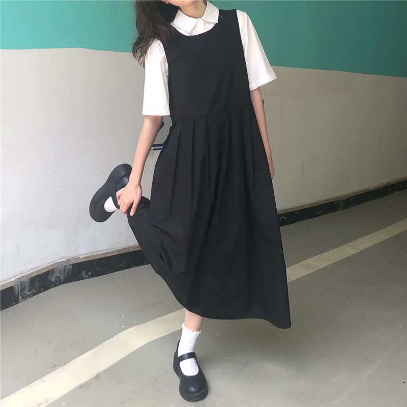 Two Piece Sets Women Japanese  – Shirt Camp Collar Bewertung und Preis