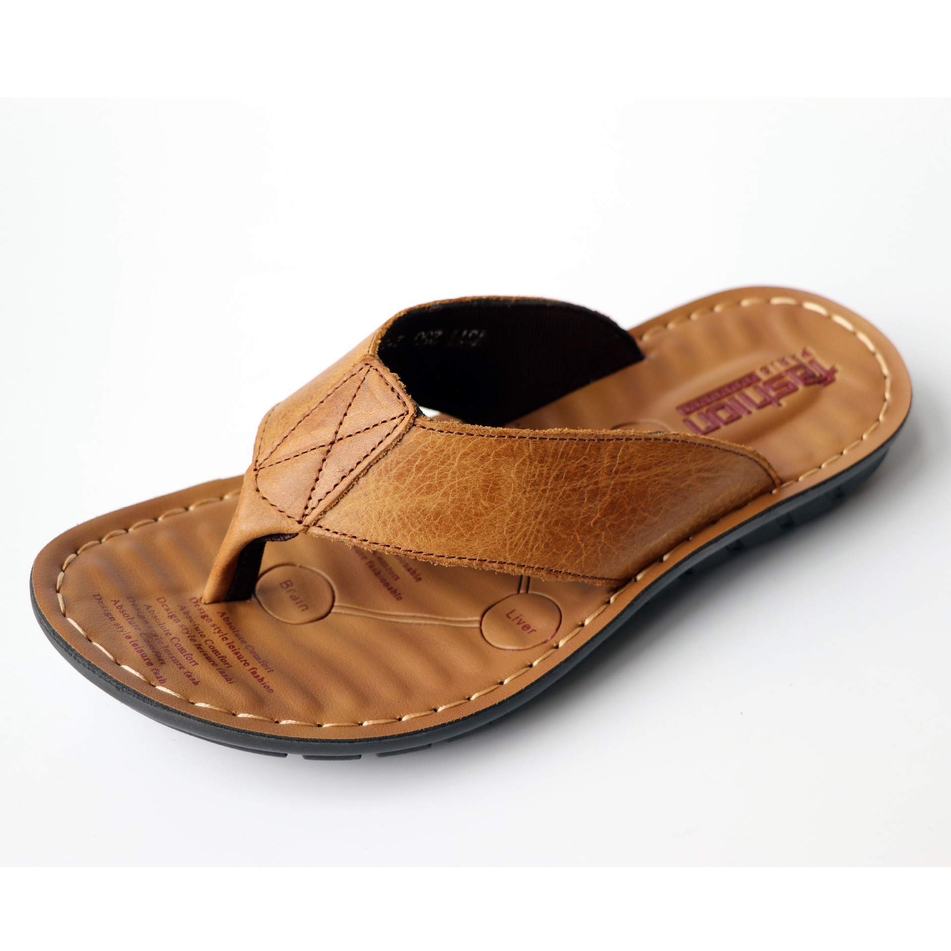 2026 Shoes Leather Men's Flip  – Flip Flop Leather Men Bewertung und Preis