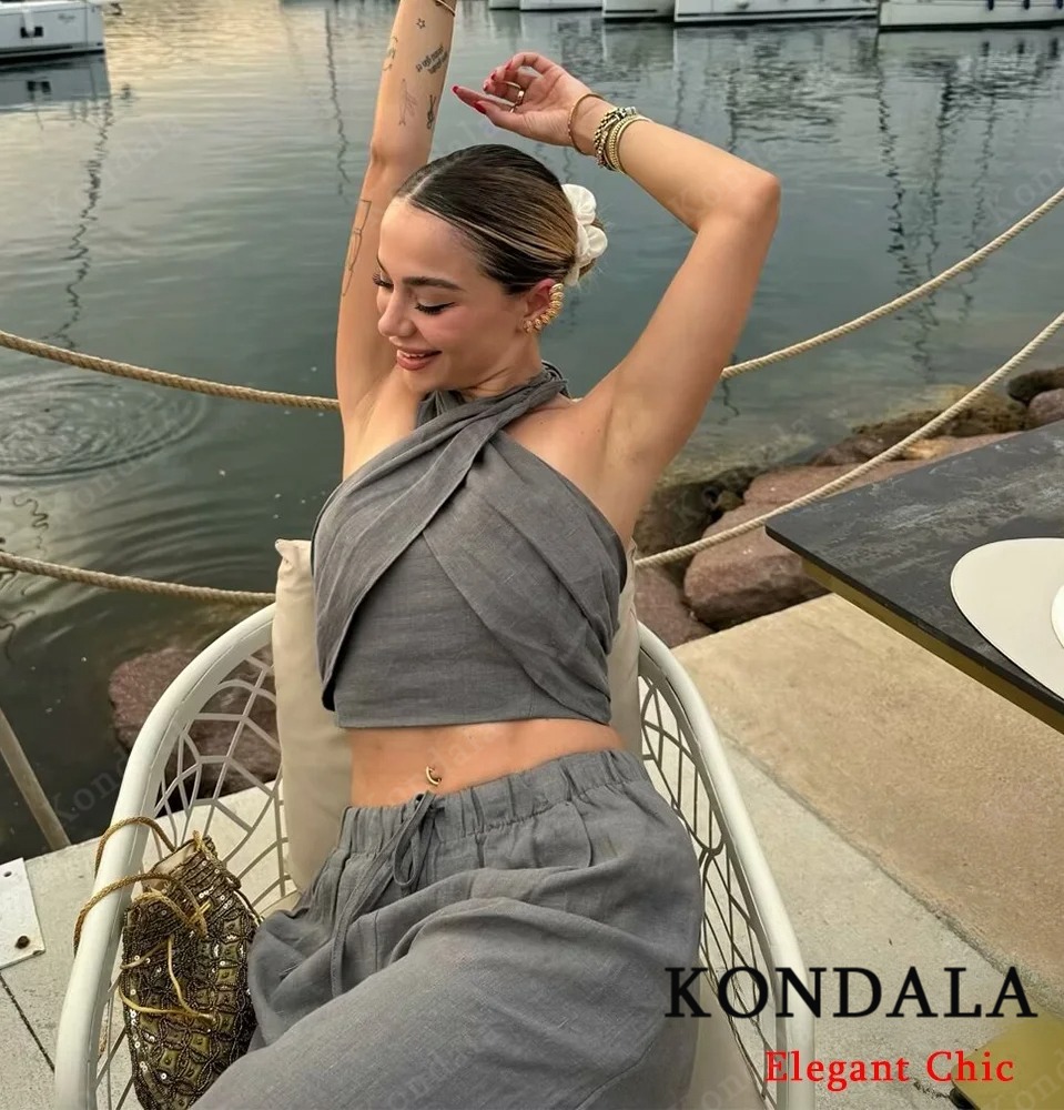 KONDALA Sexy Casual Crossover  – Short Linen Drawstring Bewertung und Preis