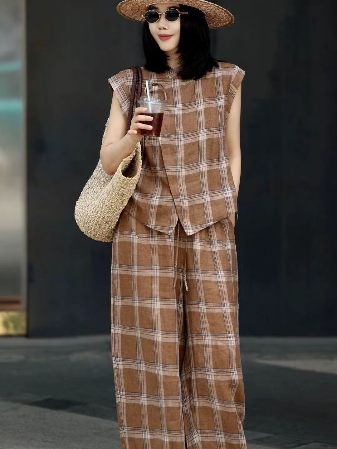 Fashionable stylish high-end l – Short Linen Drawstring Bewertung und Preis
