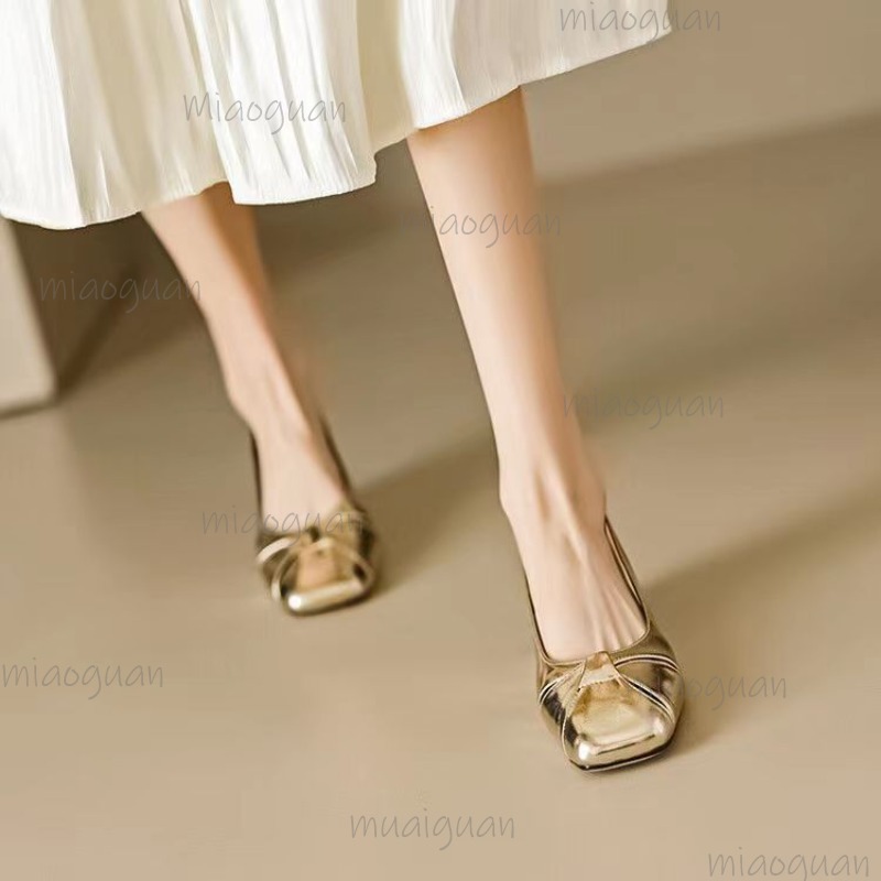 Cover Toe Low Heel Pumps Women – Casual Sandal Leather Bewertung und Preis