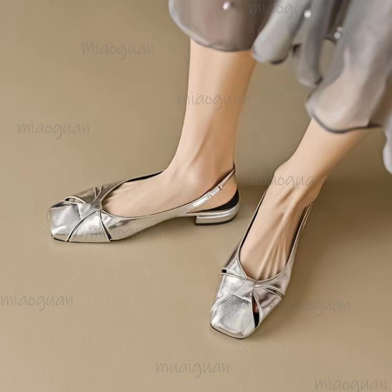Cover Toe Low Heel Pumps Women – Casual Sandal Leather Bewertung und Preis