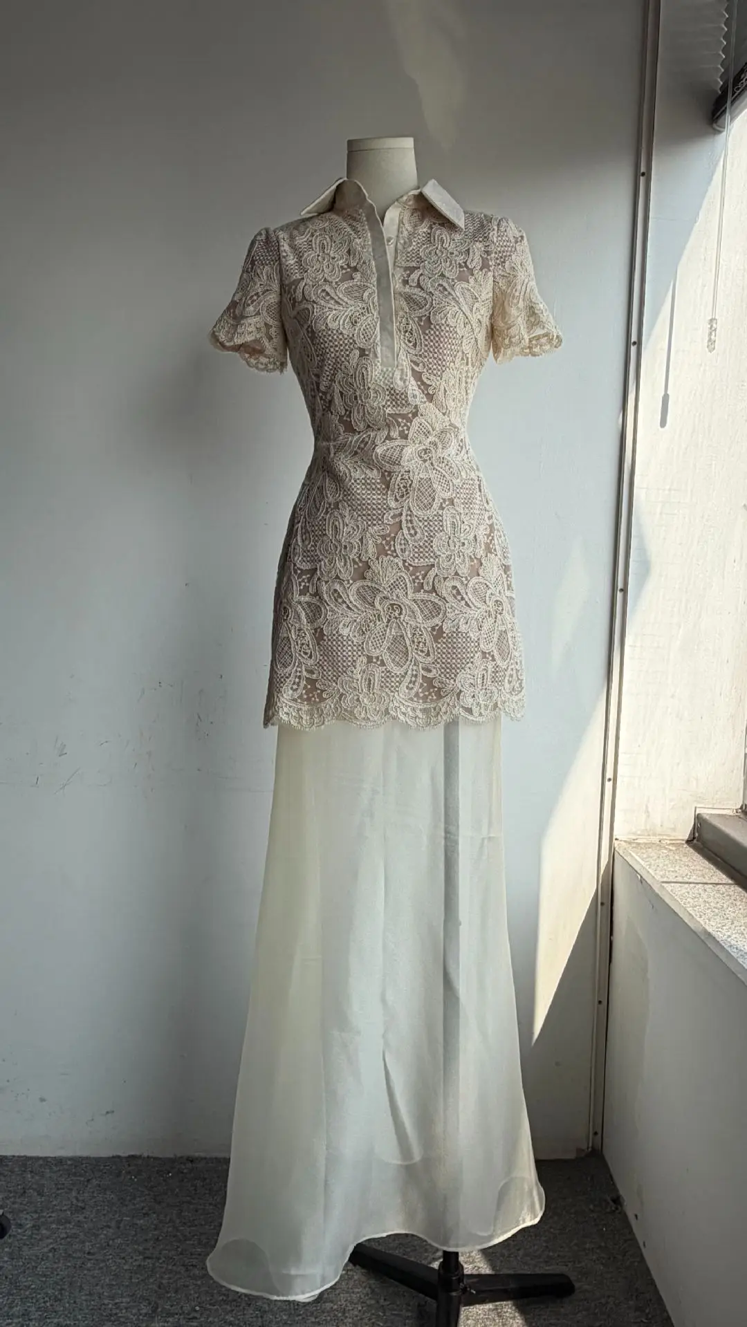 Vintage High Collar Short Slee – Resort Shirt Floral Bewertung und Preis