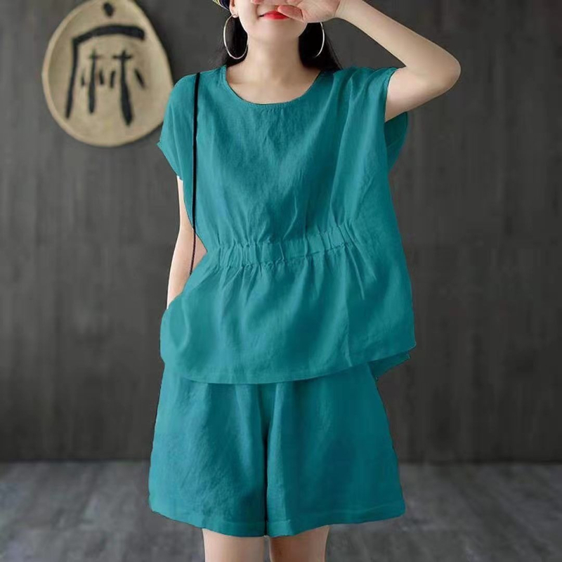 Linen casual solid color two-p – Linen Shirt Breathable Bewertung und Preis