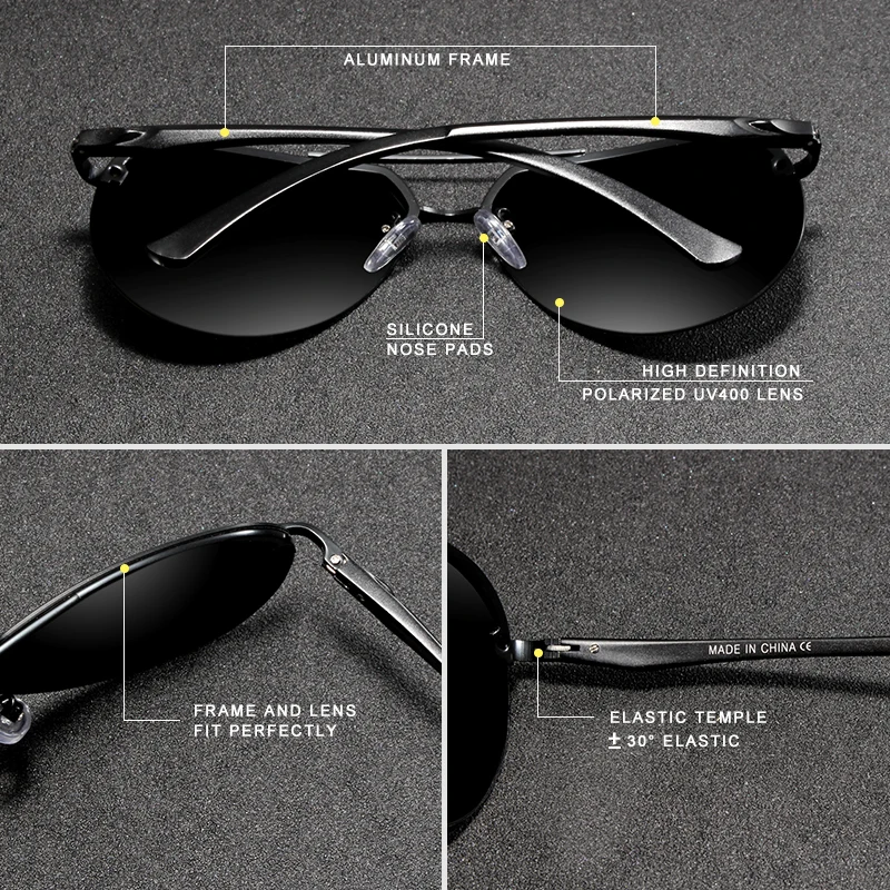 KINGSEVEN  Rimless Pilot Sungl – Sunglasses Aviator Polarized Bewertung und Preis