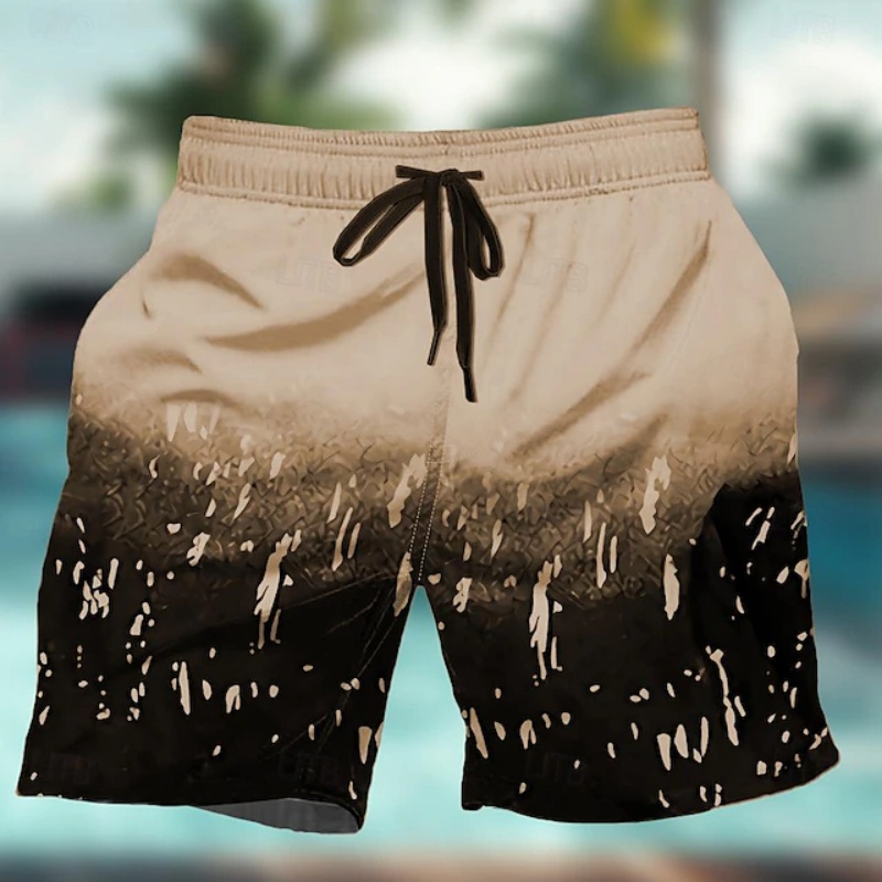 Gradient Colorful Graphic Swim – Trunks Board Surf Bewertung und Preis