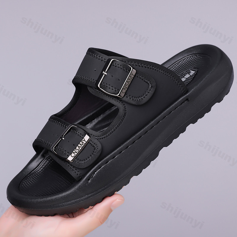 Men's Slippers 2025 Summer Bre – Flip Flop Leather Men Bewertung und Preis
