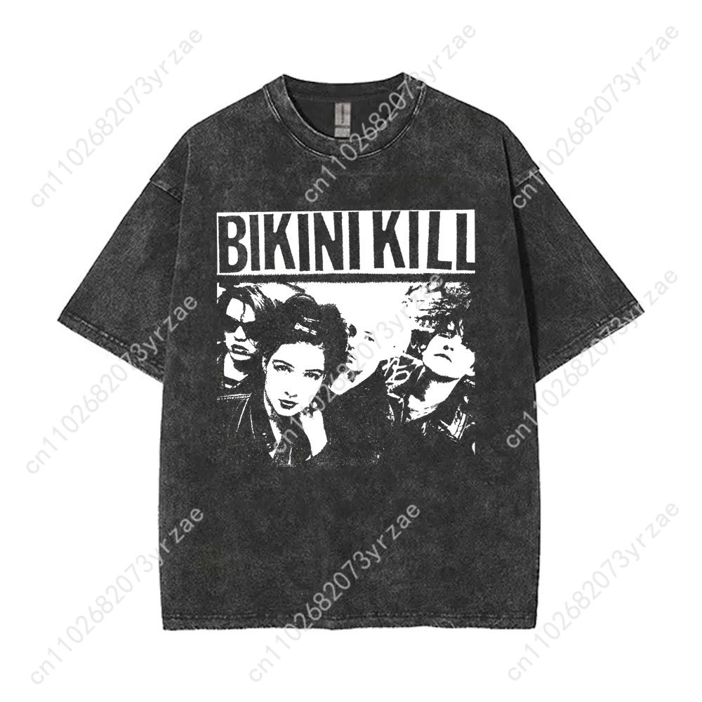 Bikini Kill Retro Wash Tshirt  – Linen Shirt Breathable Bewertung und Preis
