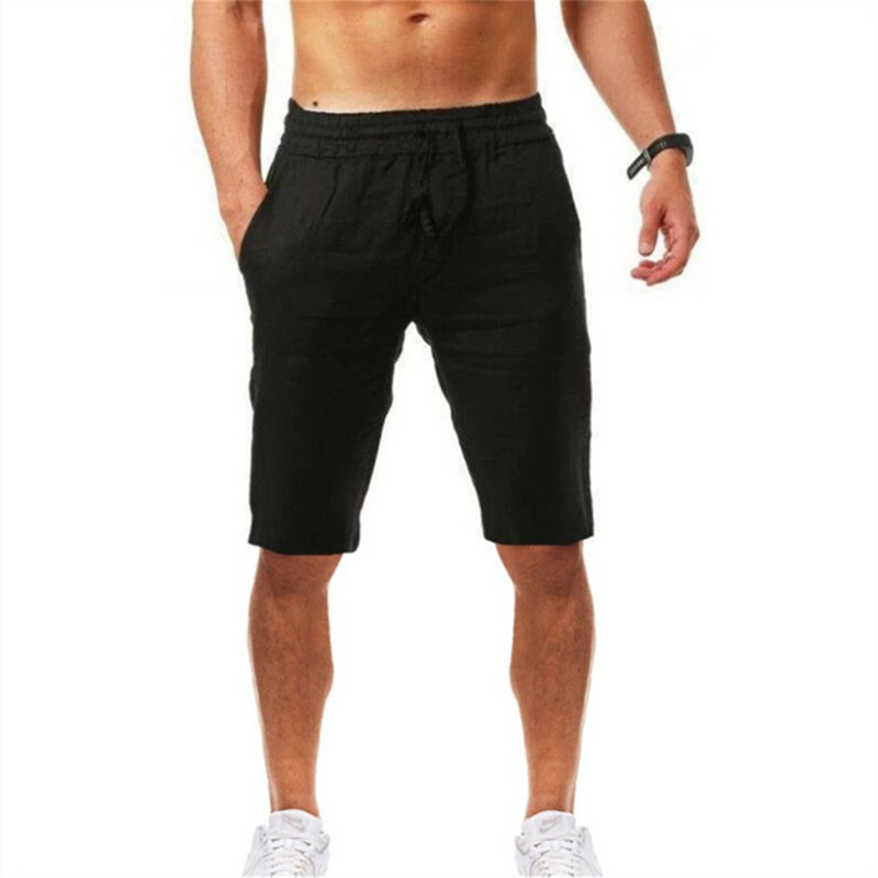 2026 Summer Men's Shorts Cotto – Short Linen Drawstring Bewertung und Preis