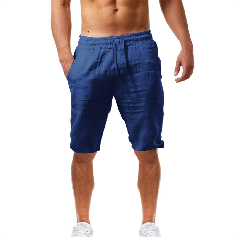 2026 Summer Men's Shorts Cotto – Short Linen Drawstring Bewertung und Preis