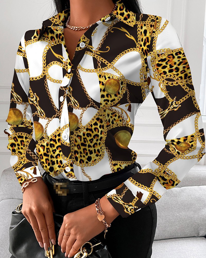 Women Fashion Wild Shirts Chai – Shirt Camp Collar Bewertung und Preis