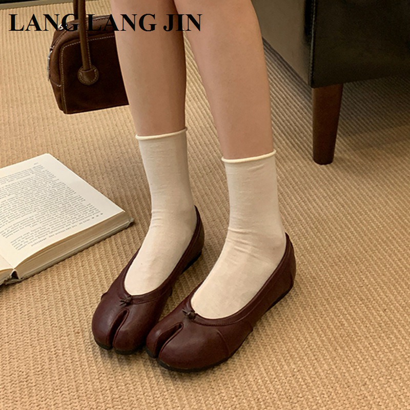 Spring Split Toe Women Ballet  – Espadrille Slip On Bewertung und Preis