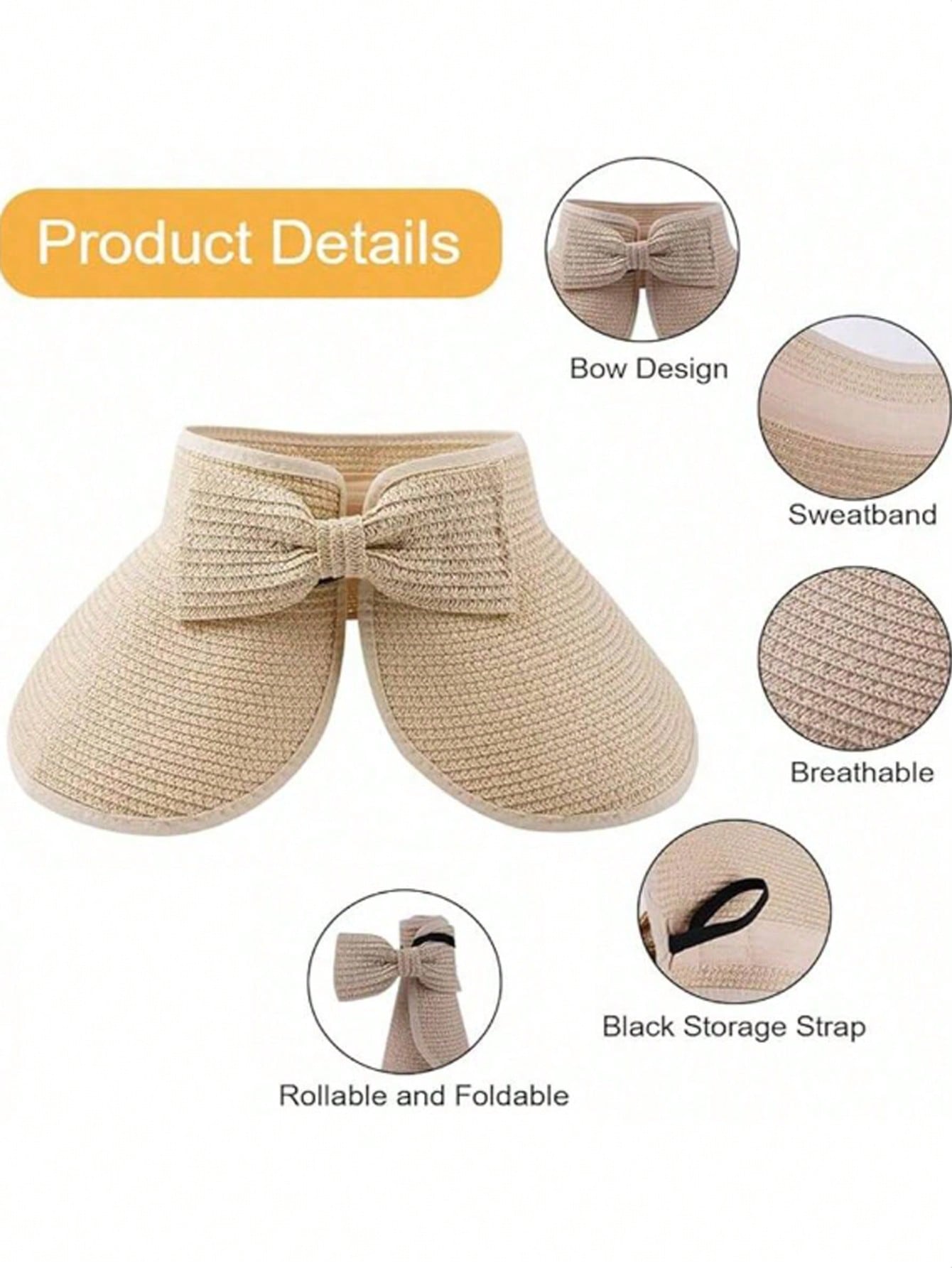 Sun Visor Hats For Women Wide  – Packable Hat Nylon Bewertung und Preis