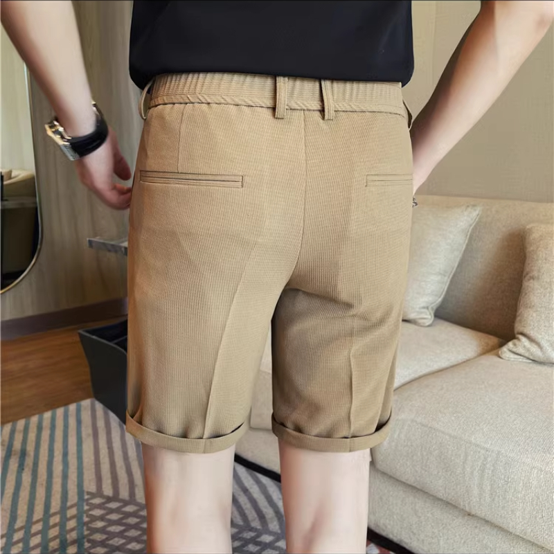 Men's Elastic Waist Summer Sho – Shorts Chino Slim Bewertung und Preis