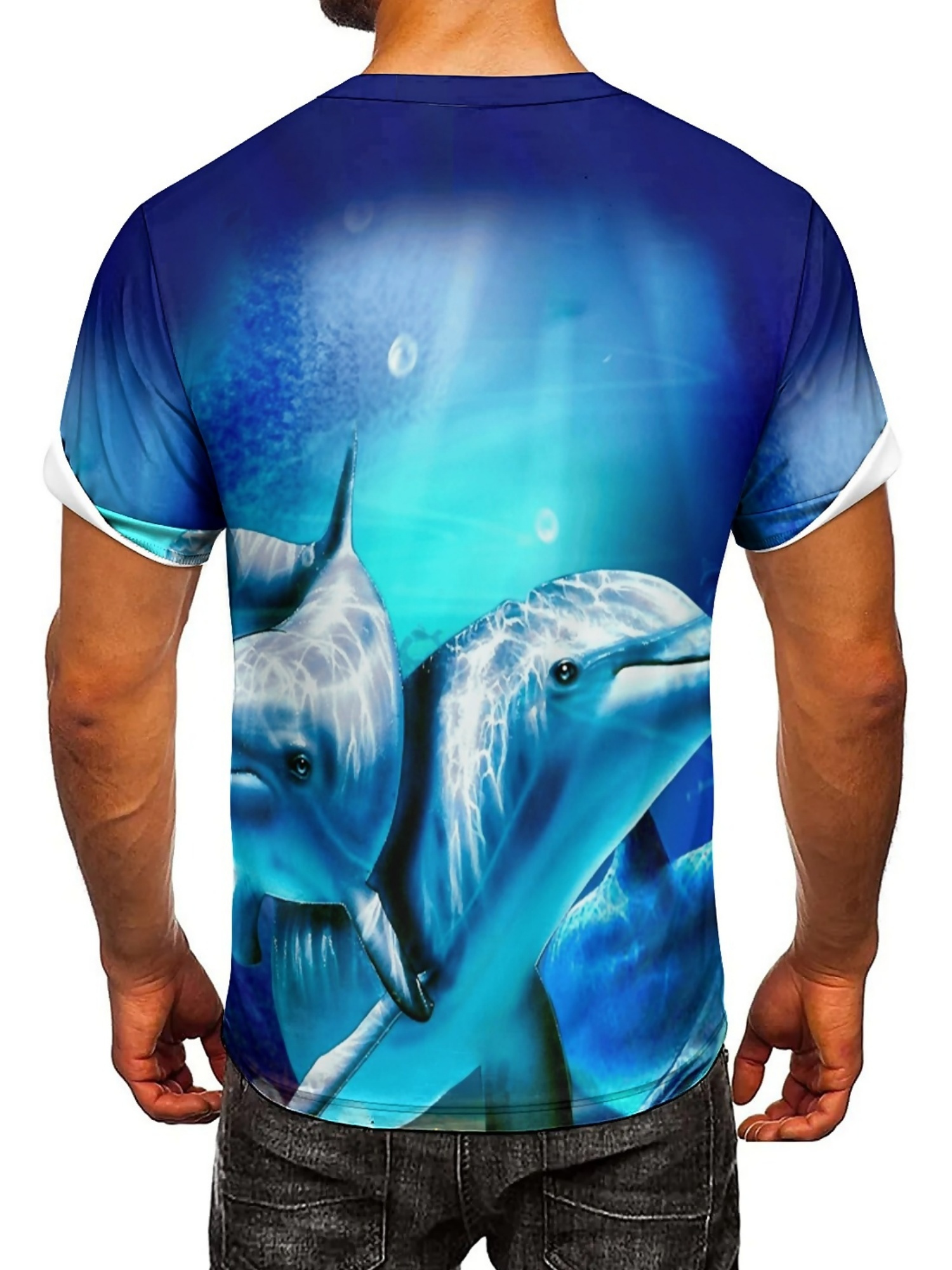 Men'S Ocean Animal Dolphin Pri – Tee Graphic Print Bewertung und Preis