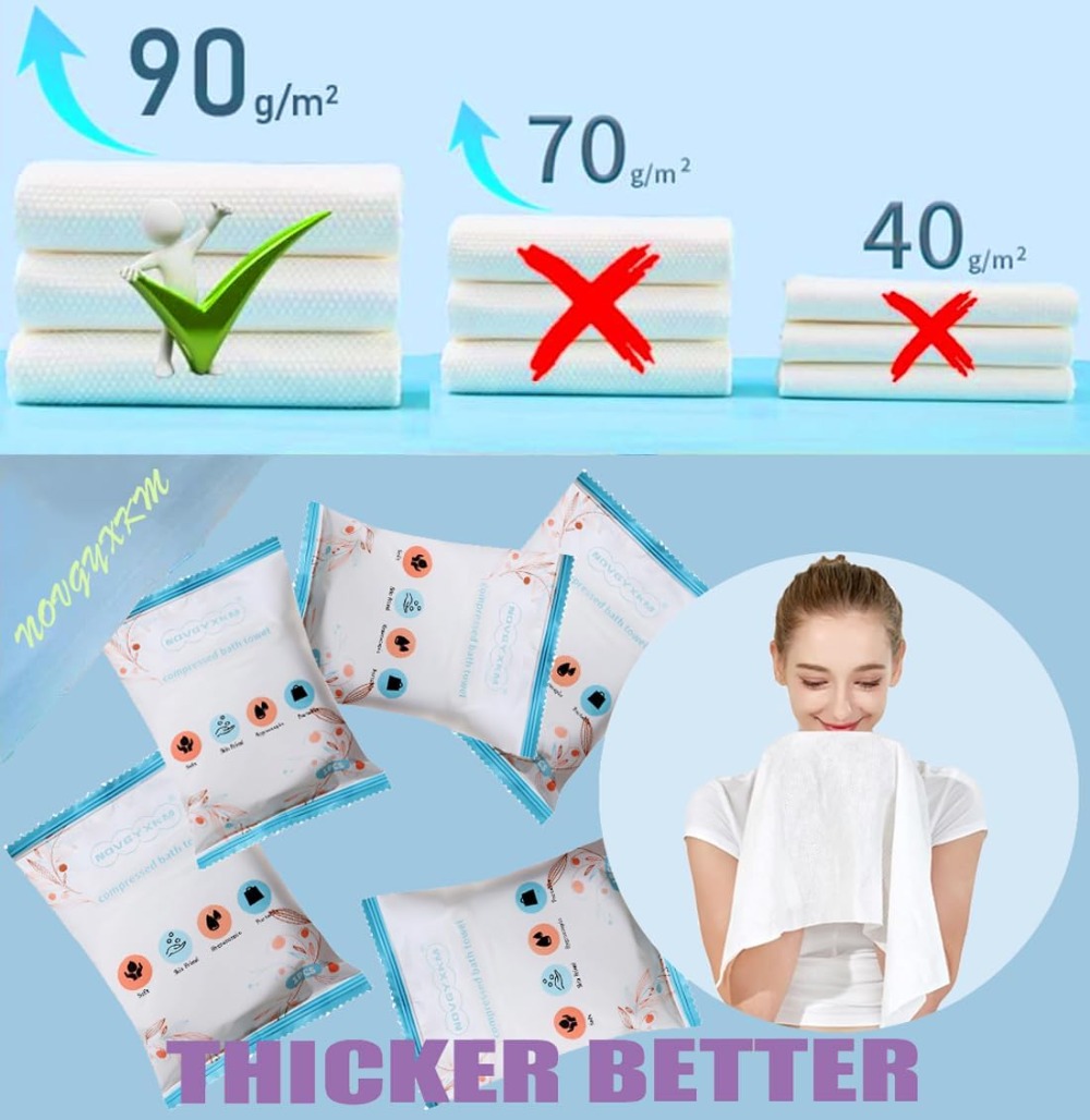 6 Packs Large Compressed Towel – Beach Towel Large Bewertung und Preis