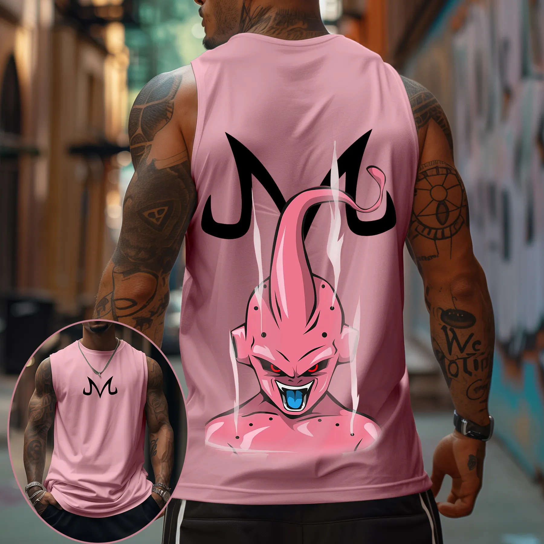 Majin Buu Dragon Ball Anime Pr – Tank Top Muscle Bewertung und Preis