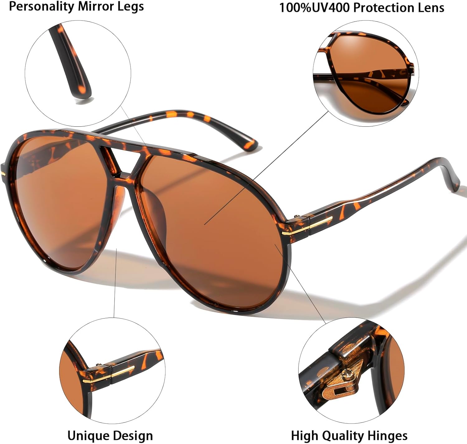70s Retro Aviator Sunglasses,  – Sunglasses Aviator Polarized Bewertung und Preis