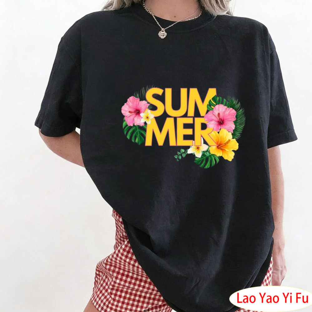 Summer Tropical Floral T-Shirt – Resort Shirt Floral Bewertung und Preis