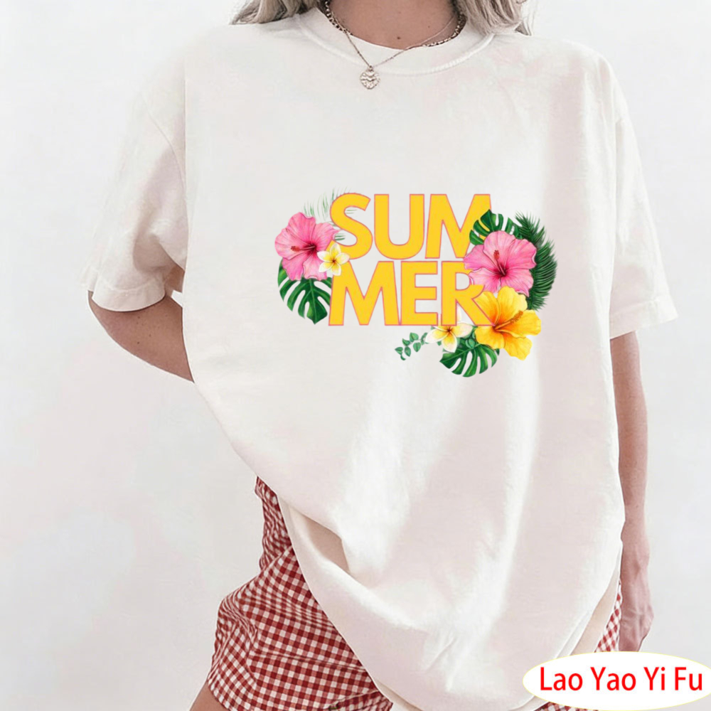 Summer Tropical Floral T-Shirt – Resort Shirt Floral Bewertung und Preis