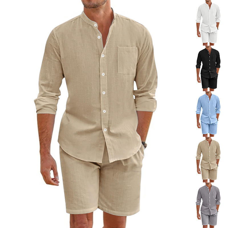Men's Summer Linen Button up S – Linen Shirt Breathable Bewertung und Preis
