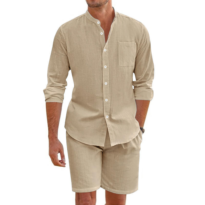 Men's Summer Linen Button up S – Linen Shirt Breathable Bewertung und Preis