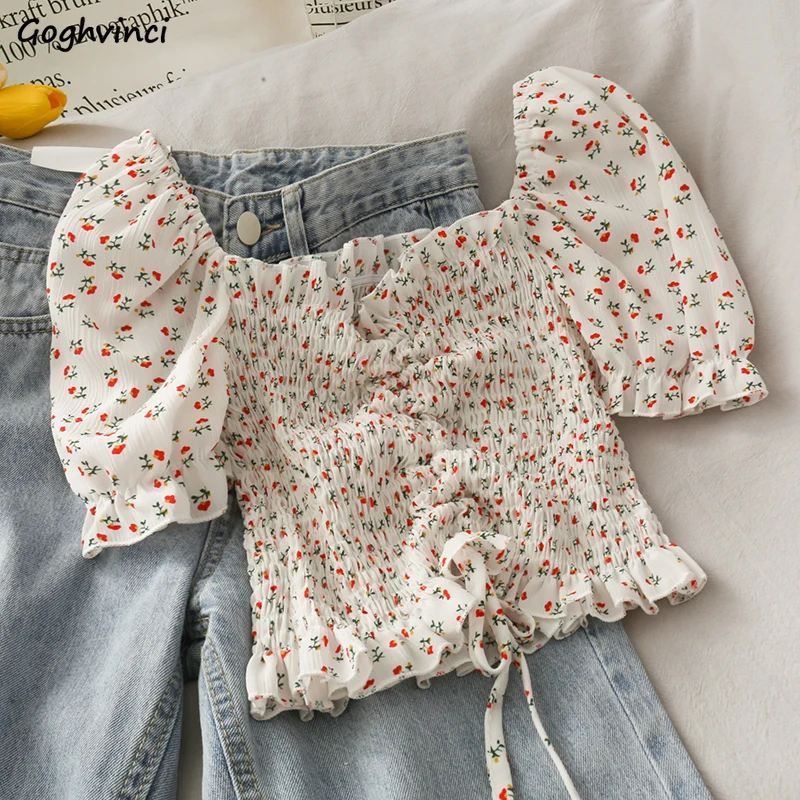 Blouses Shirts Women Floral Dr – Short Linen Drawstring Bewertung und Preis