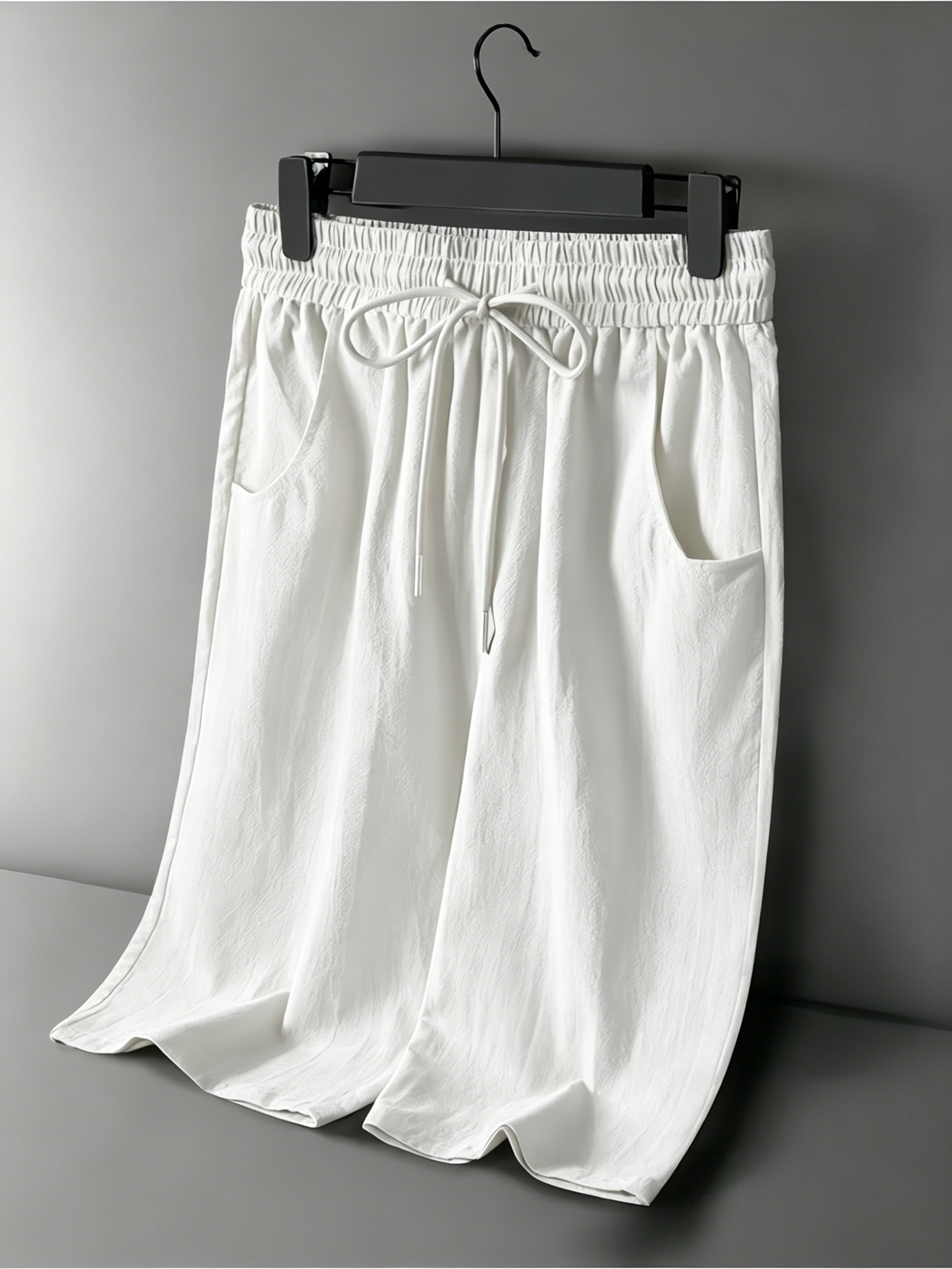 new summer mens cotton linen c – Short Linen Drawstring Bewertung und Preis