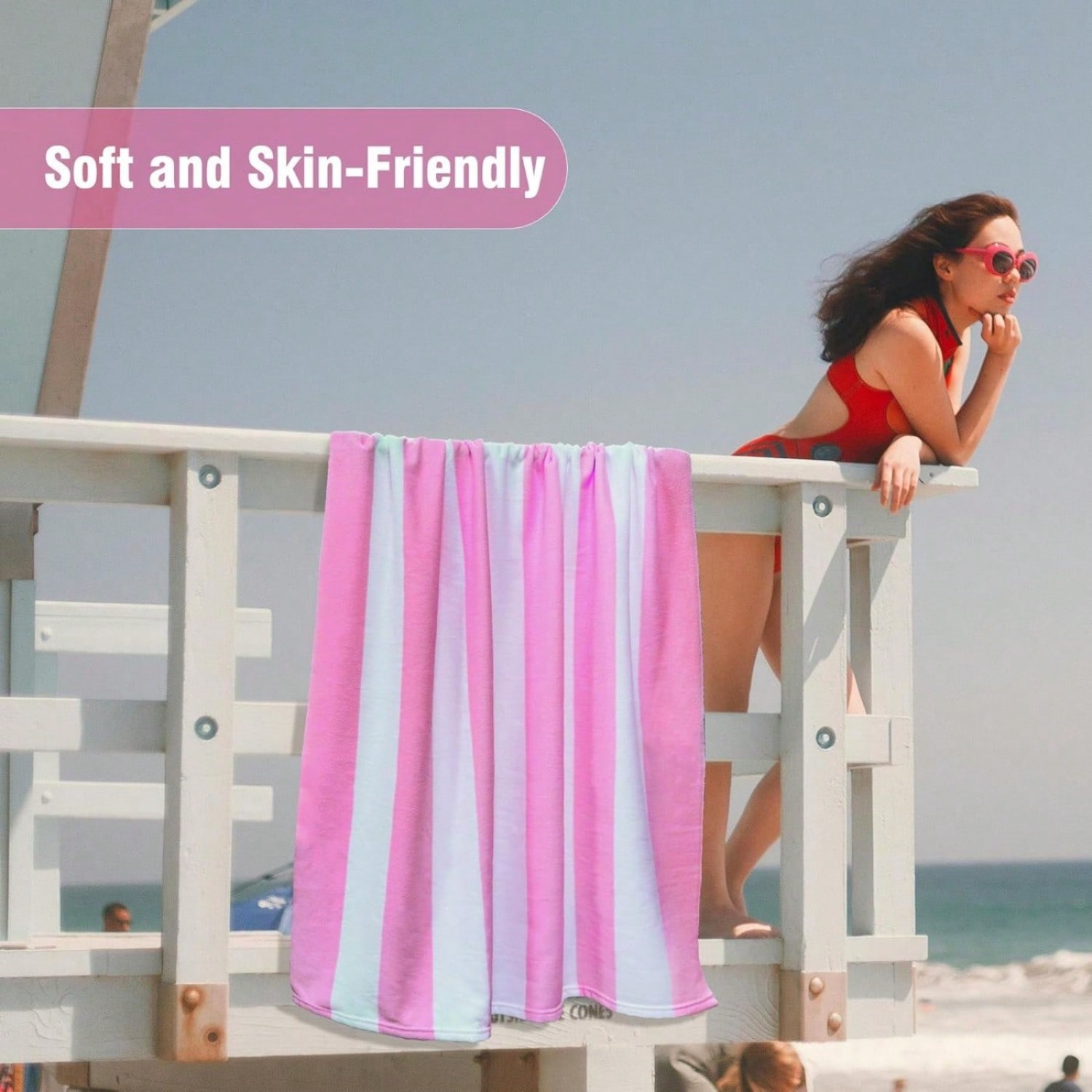 1 PC Large Oversized Beach Tow – Beach Towel Large Bewertung und Preis