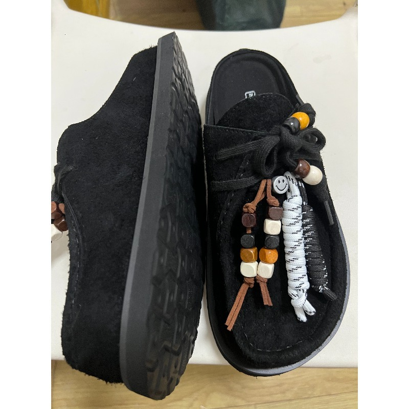 Women Men Clogs Cow Suede Leat – Flip Flop Leather Men Bewertung und Preis